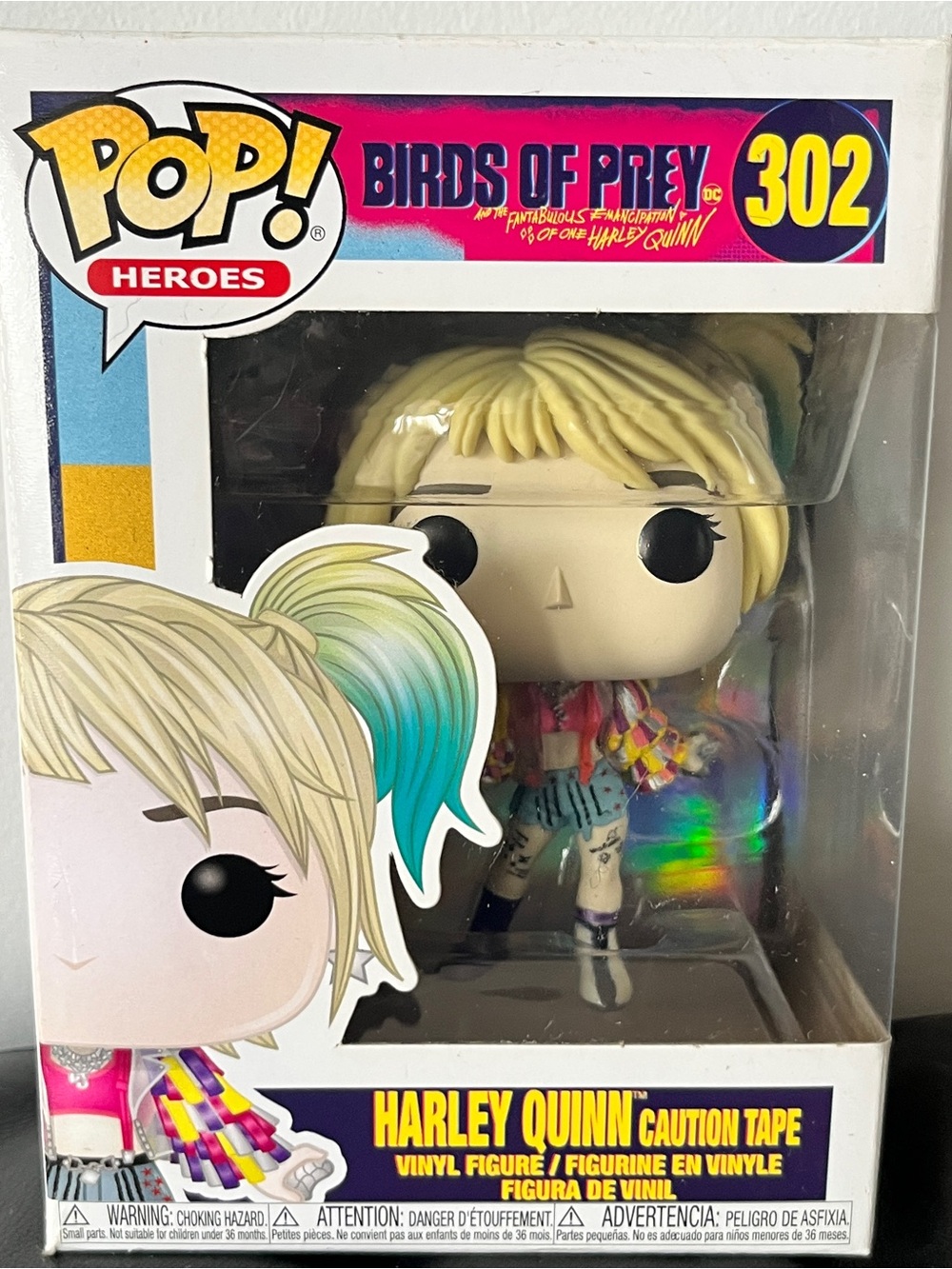 Birds of Prey Harley Quinn with Caution Tape - Funko Pop